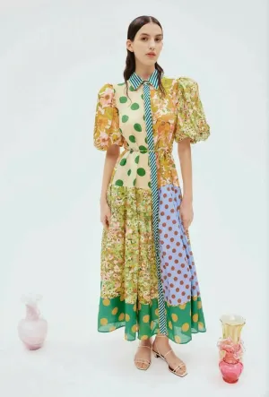 Alemais Finn Shirtdress Multi Floral Size 8, 14