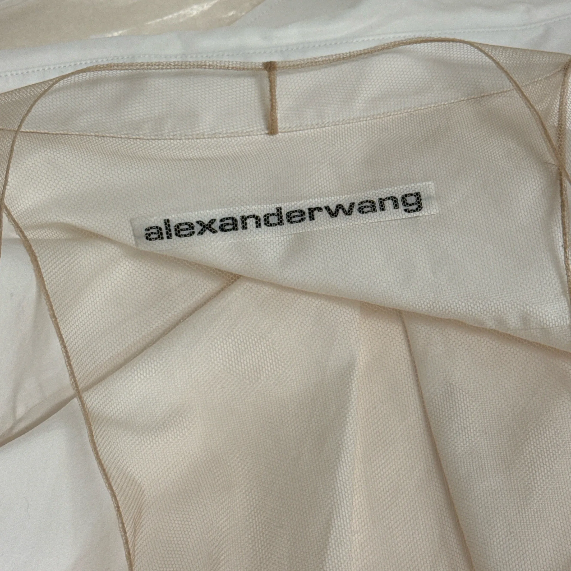 Alexander Wang White Shirt Dress