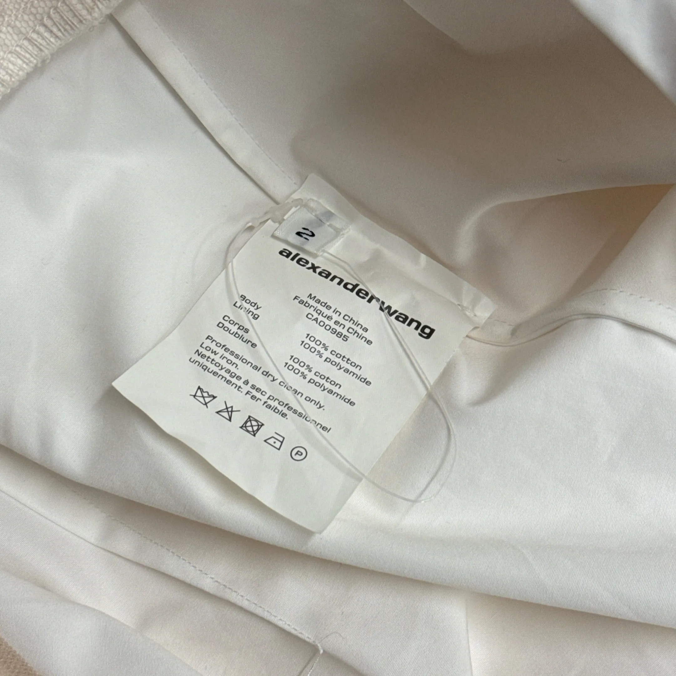 Alexander Wang White Shirt Dress