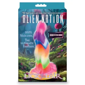 Alien Nation Lick of the Lair Silicone Glow in the Dark Creature Dildo - Multicolor