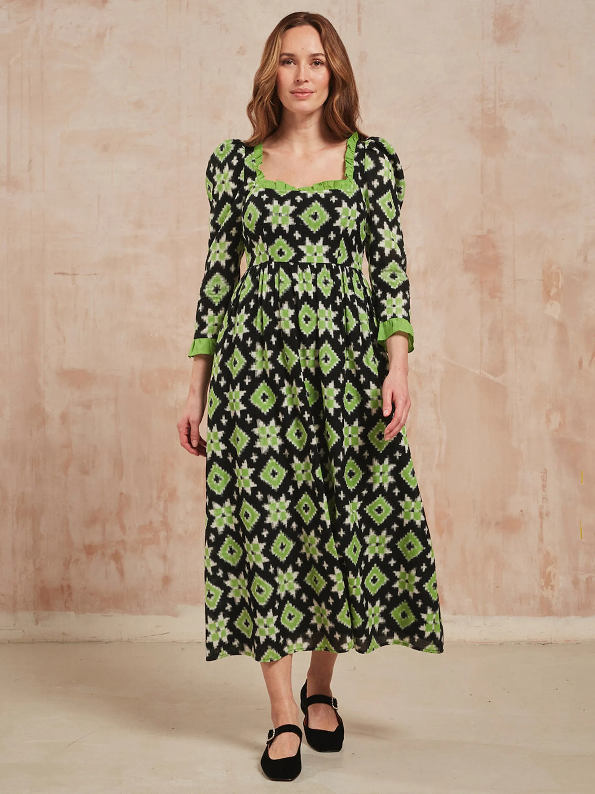 Apple ikat Polly dress