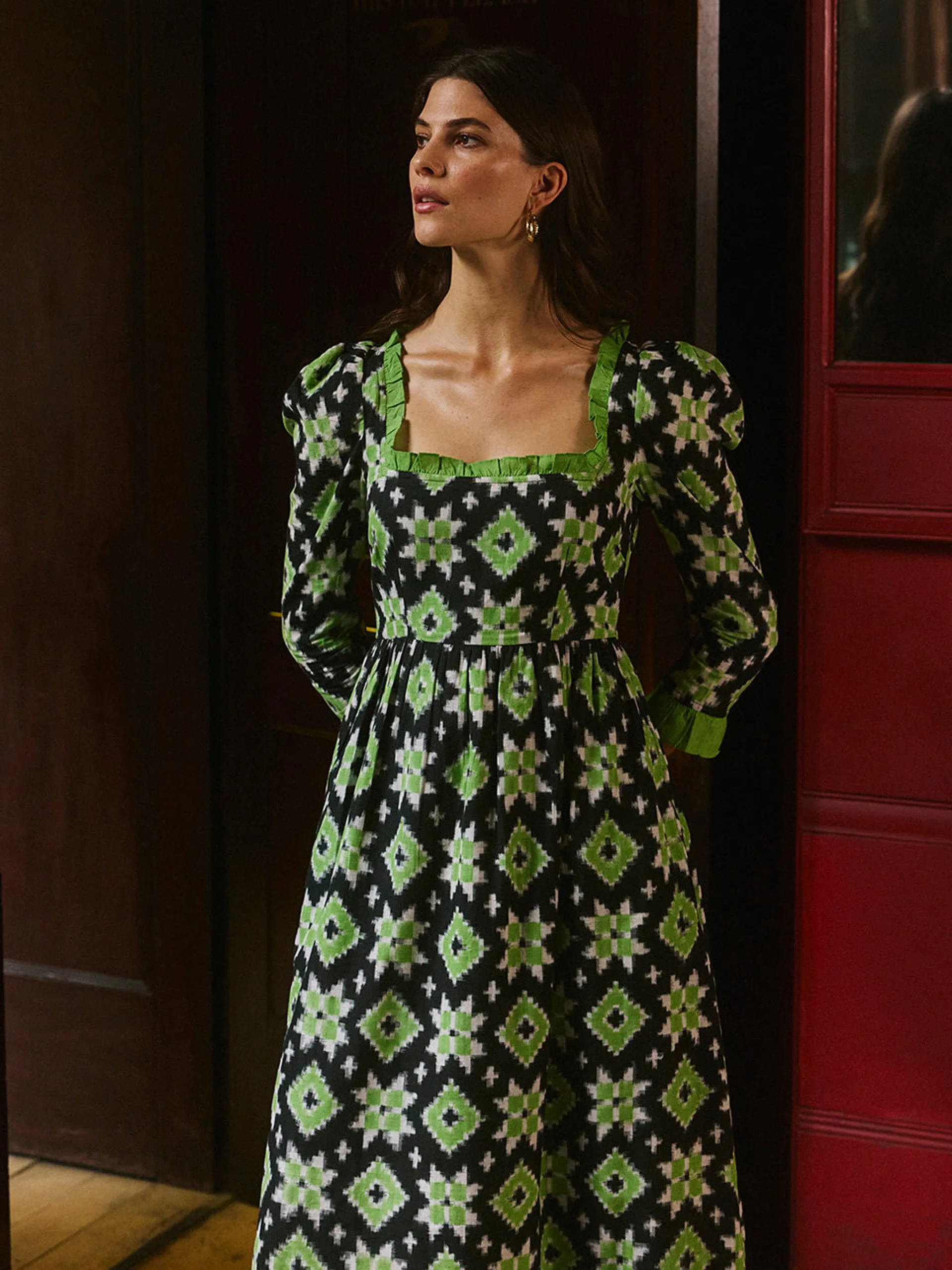 Apple ikat Polly dress