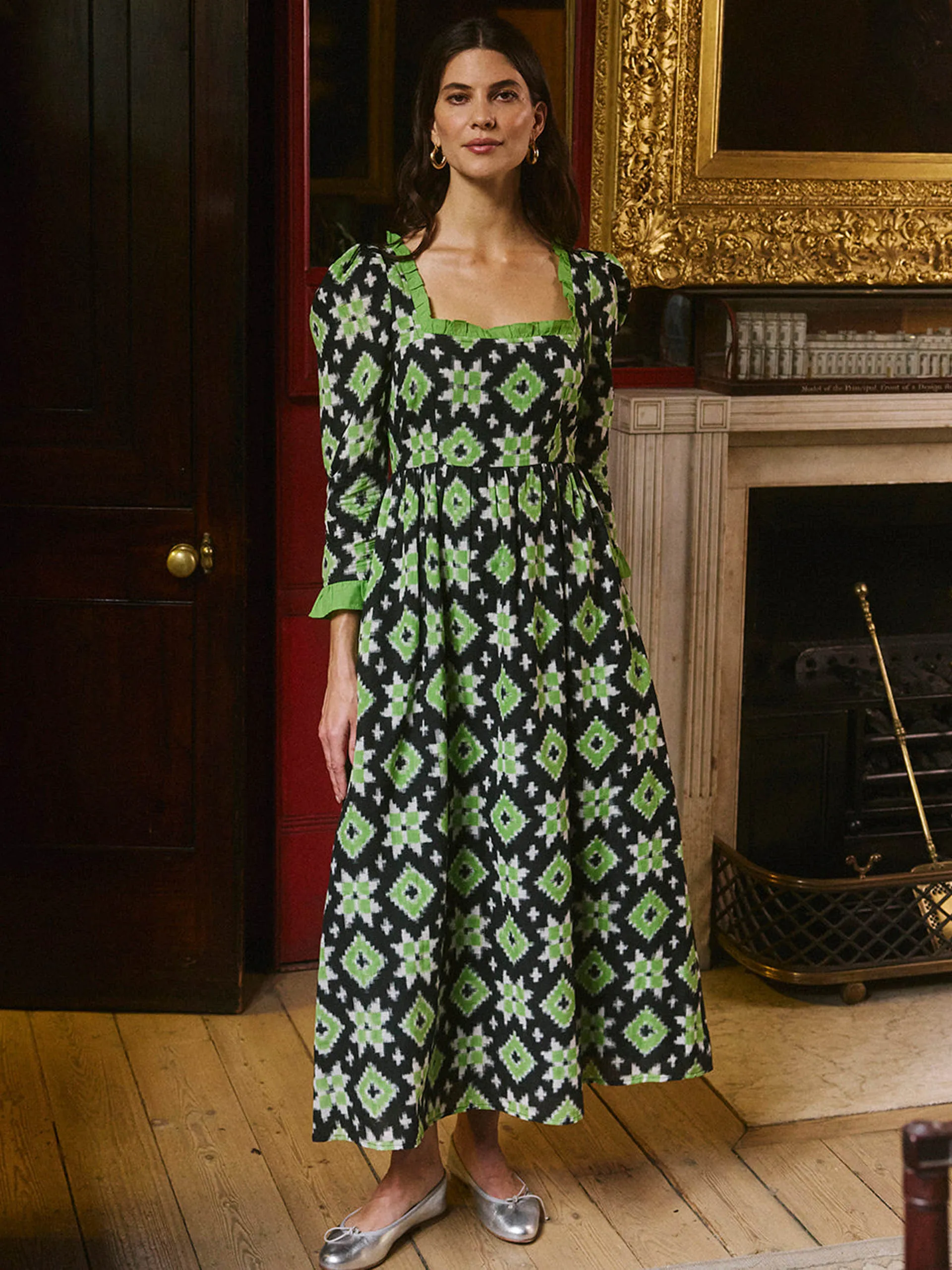 Apple ikat Polly dress