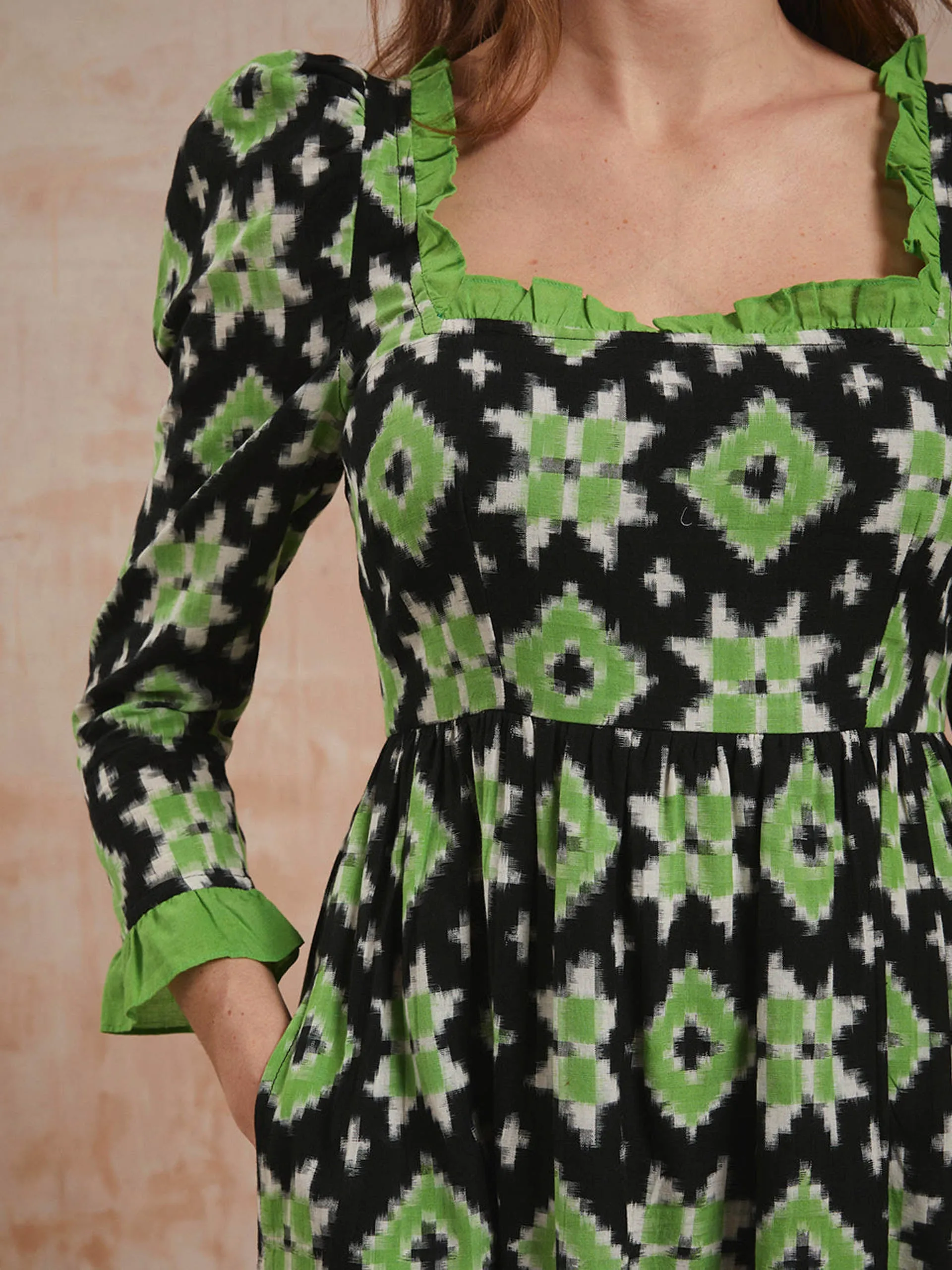 Apple ikat Polly dress