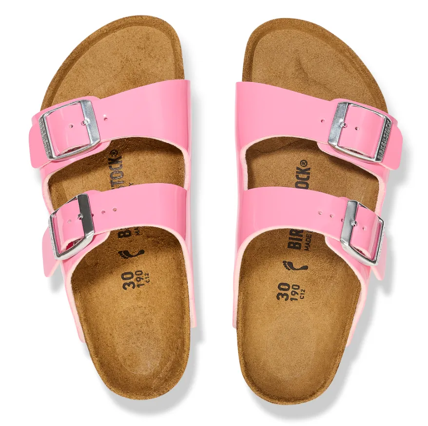 Birkenstock Womens Sandal Arizona BS Patent Candy Pink/Black