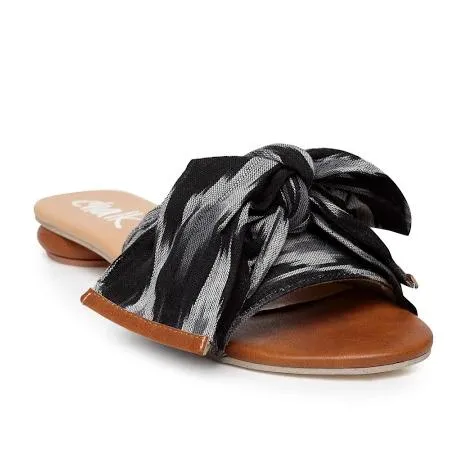 Black Ikat Bow Tie