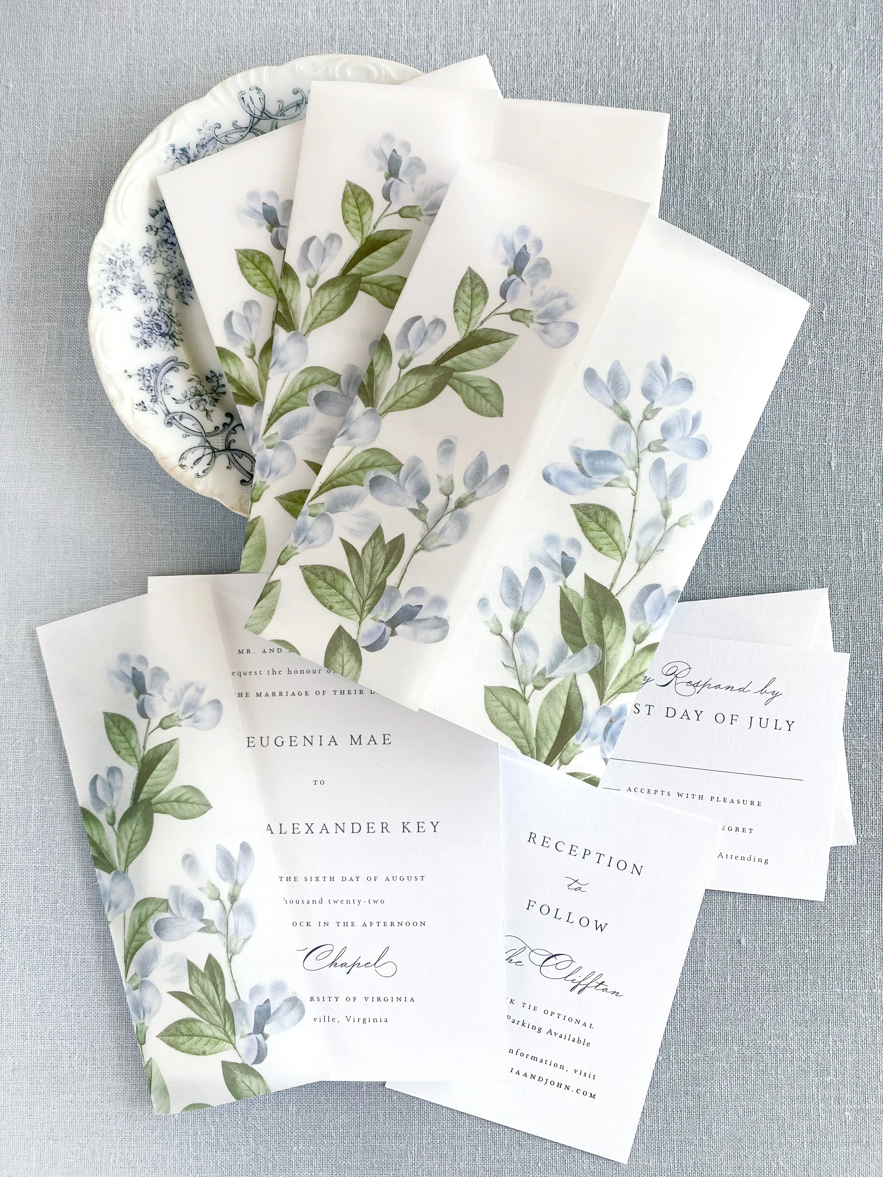 Botanical Vellum Covers