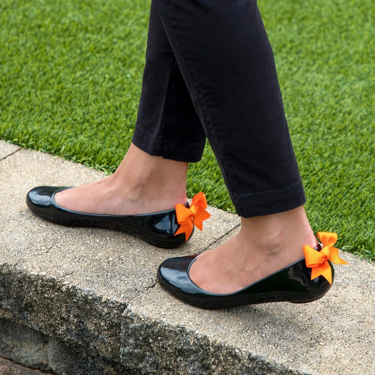 Bow Ballet Flats, Matte Sapphire Shoe