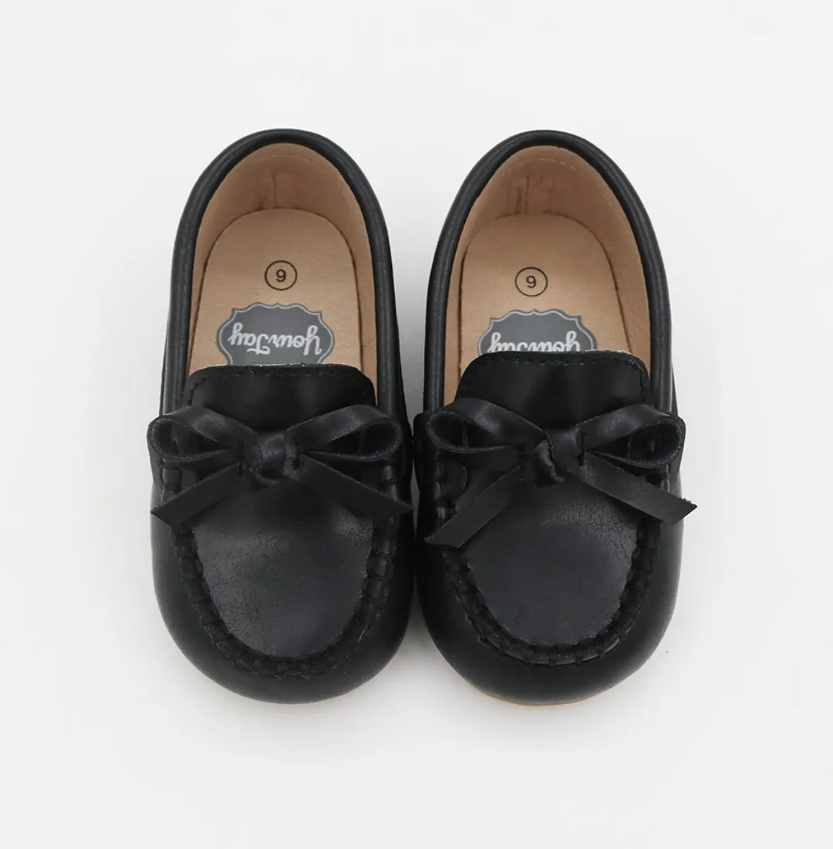 Boy Moccasins Black