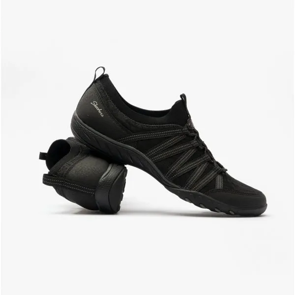 BREATHE-EASY-FIRST LIGHT Ladies Slip-On Trainers Black