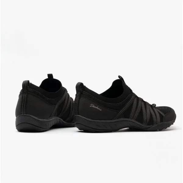 BREATHE-EASY-FIRST LIGHT Ladies Slip-On Trainers Black