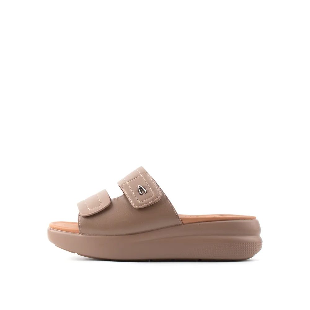 camel active Women Victoria 1 Comfort Slip-On Sandals -782402-YR02SV-6-KHAKI