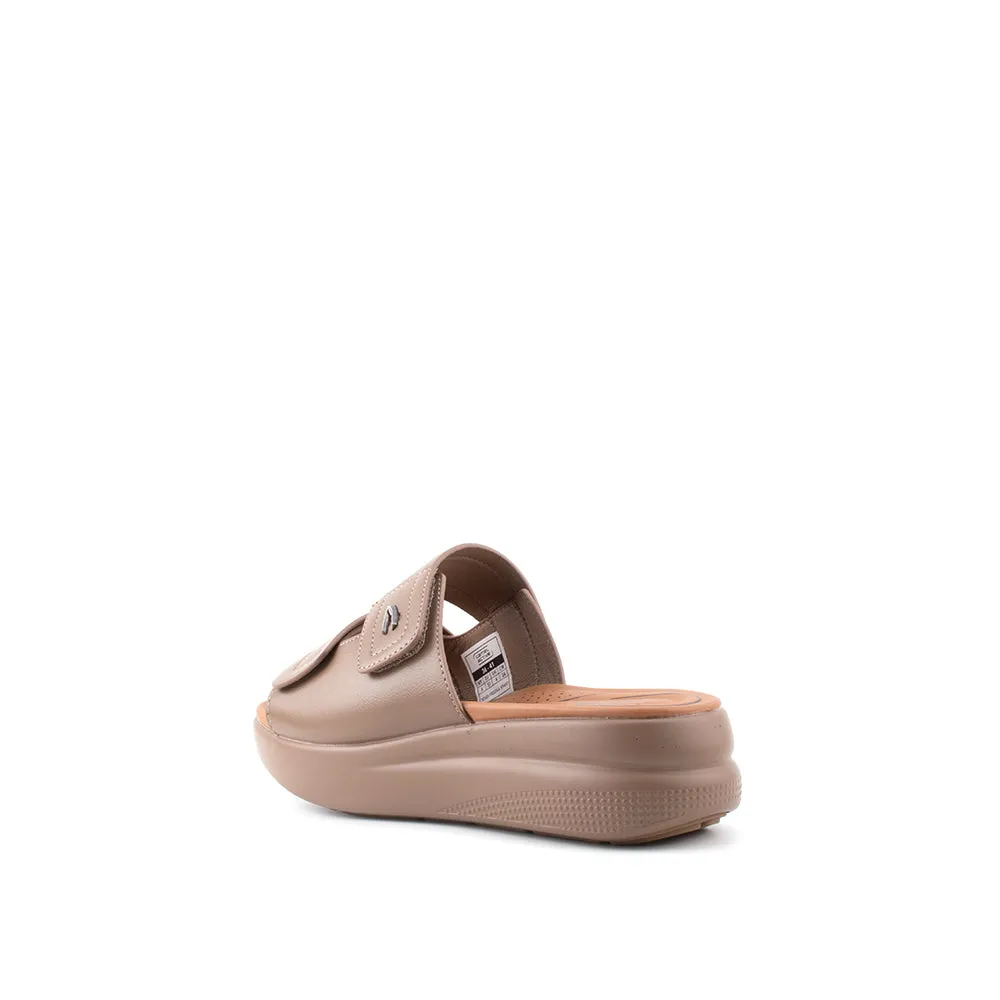 camel active Women Victoria 1 Comfort Slip-On Sandals -782402-YR02SV-6-KHAKI