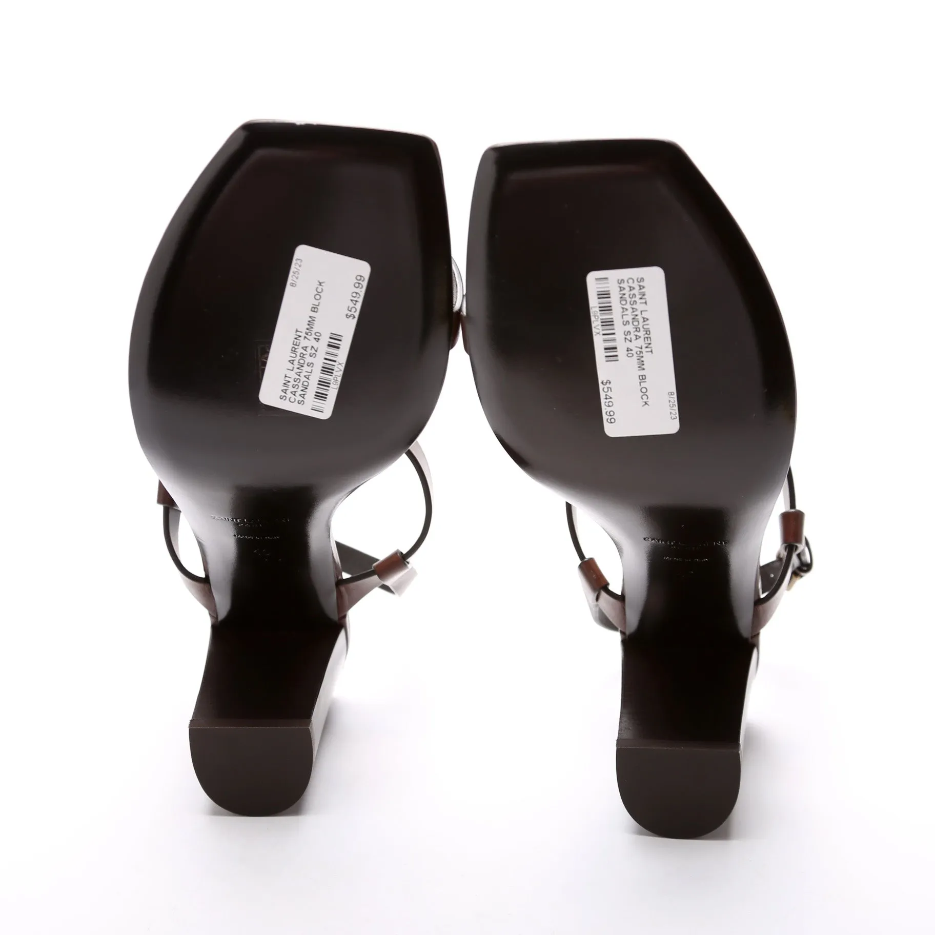 Cassandra 75MM Block Sandals Size 40