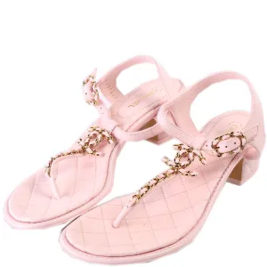 CC Chain T-Strap Sandal Size 38.5