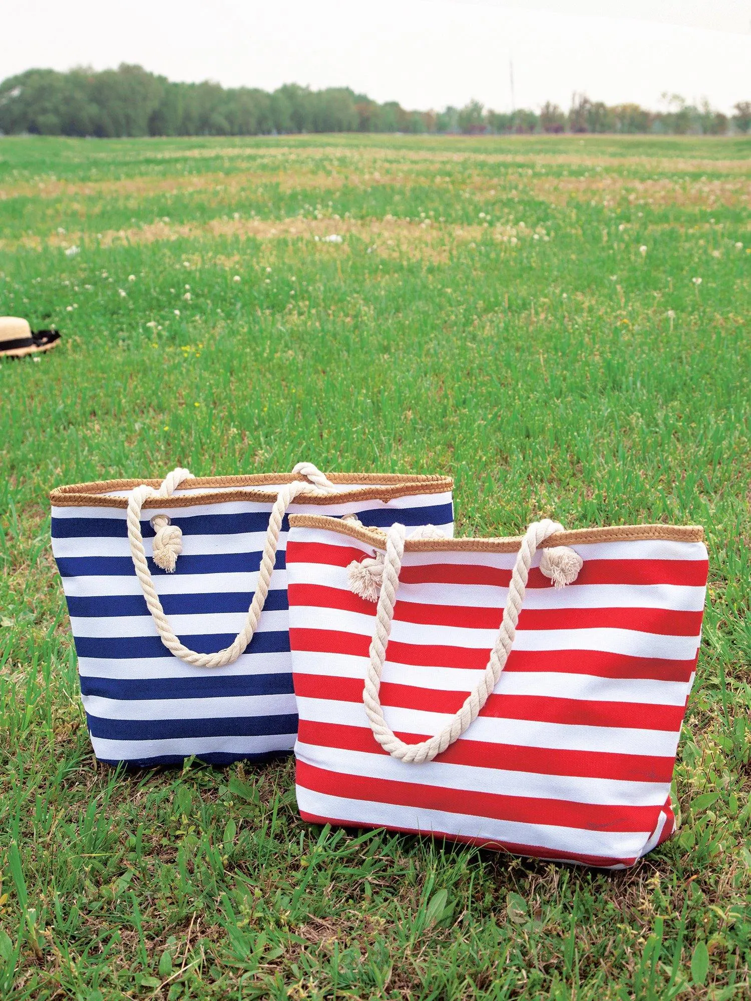 Classic Stripe Beach Tote