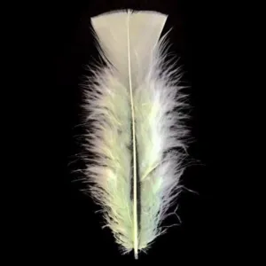 Flat Top Marabou Feather Pack 10 grams - Mint Green