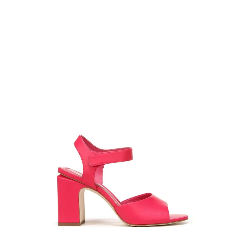 Flex Natalie Dark Pink Leather Franco Sarto Sandals