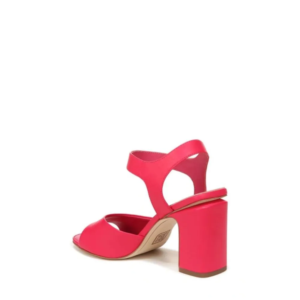Flex Natalie Dark Pink Leather Franco Sarto Sandals
