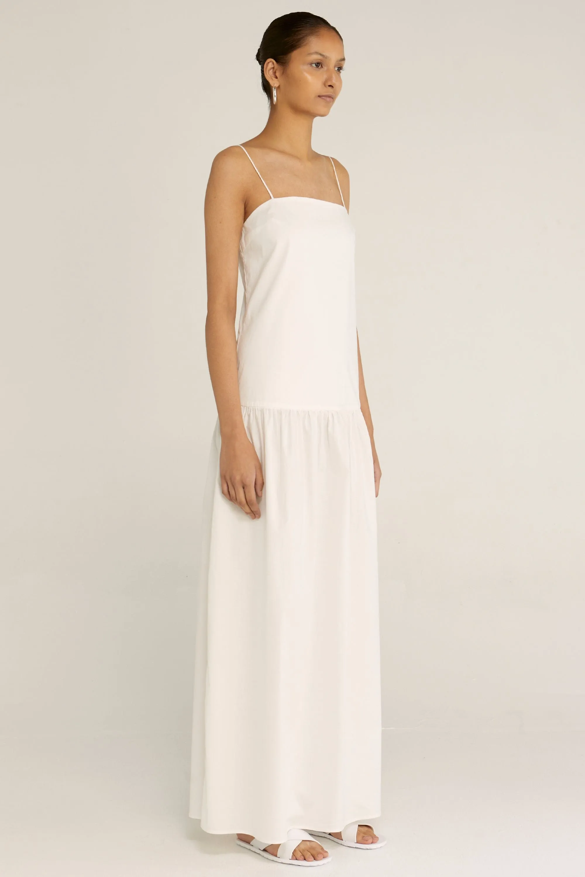 GARDEN PARTY SUN DRESS | WHITE