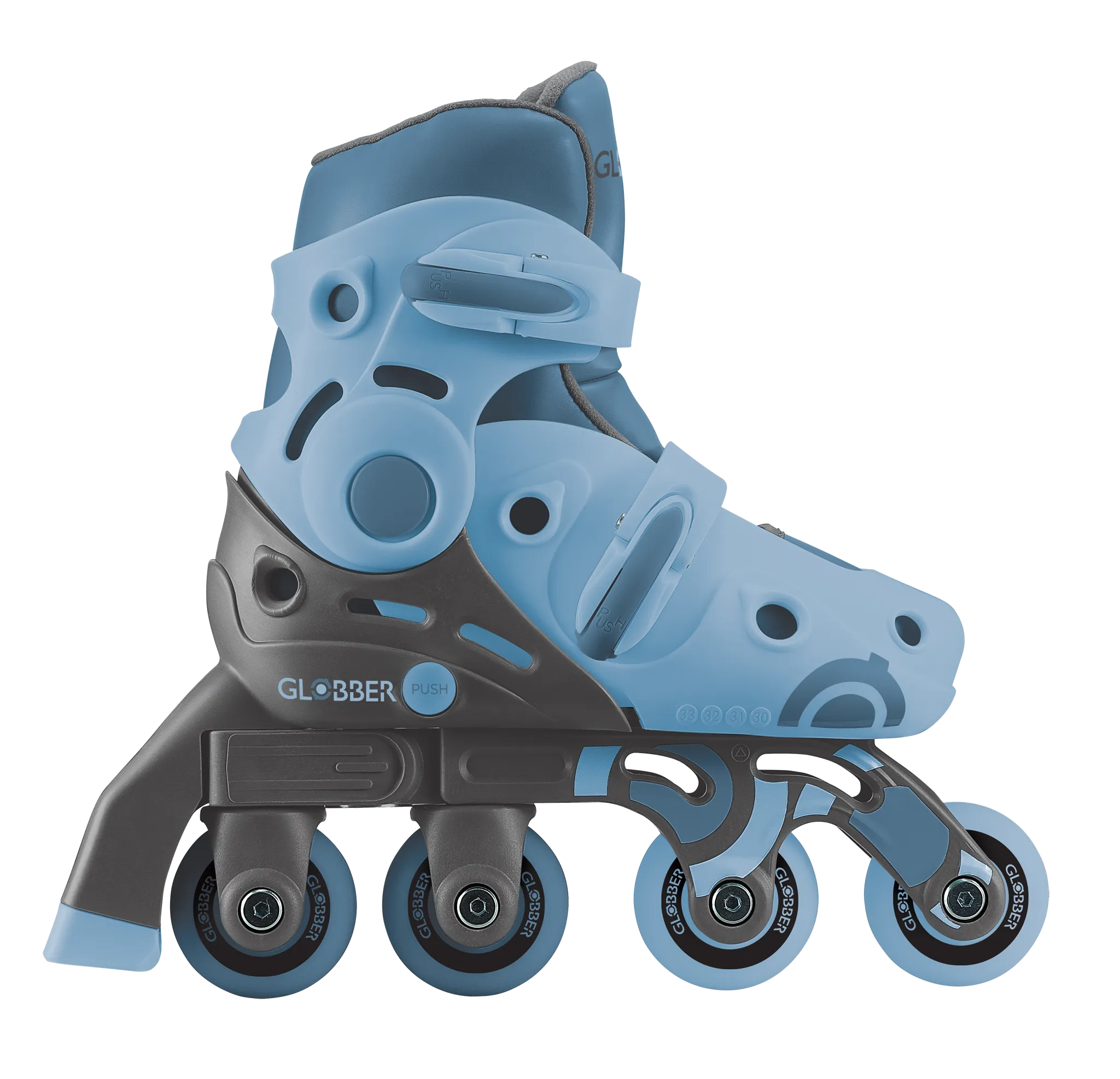Globber Learning Roller Skates 2 in 1 (Size EU 30-33)