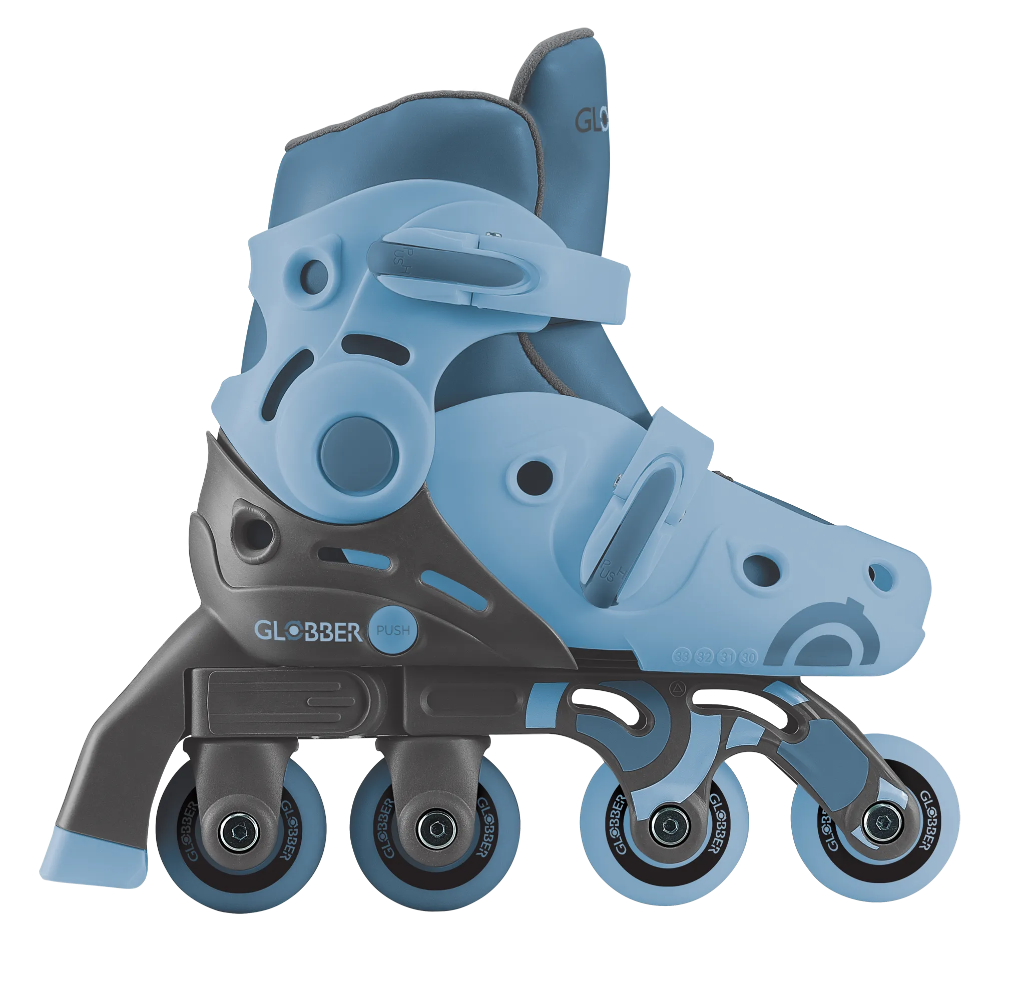 Globber Learning Roller Skates 2 in 1 (Size EU 30-33)
