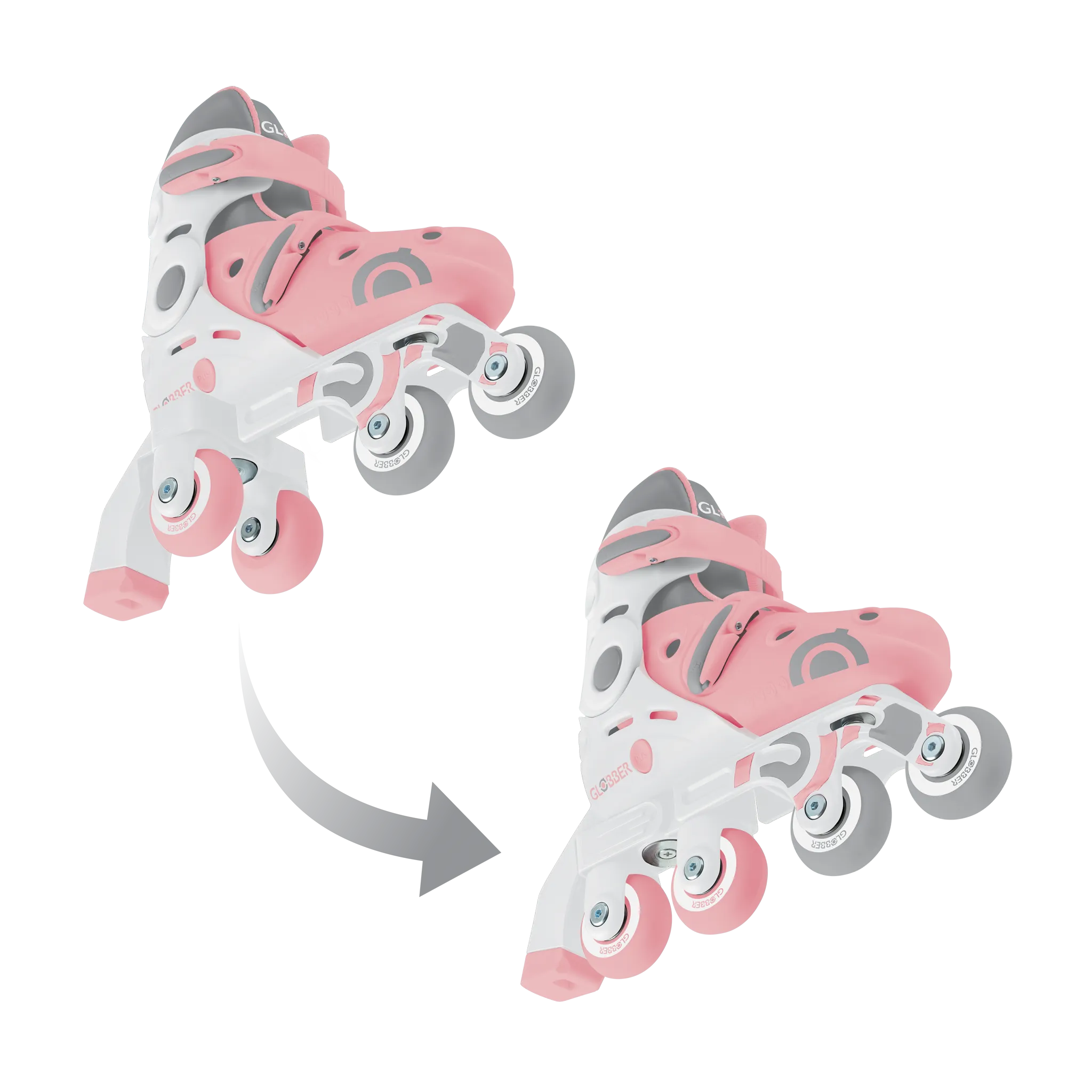 Globber Learning Roller Skates 2 in 1 (Size EU 30-33)