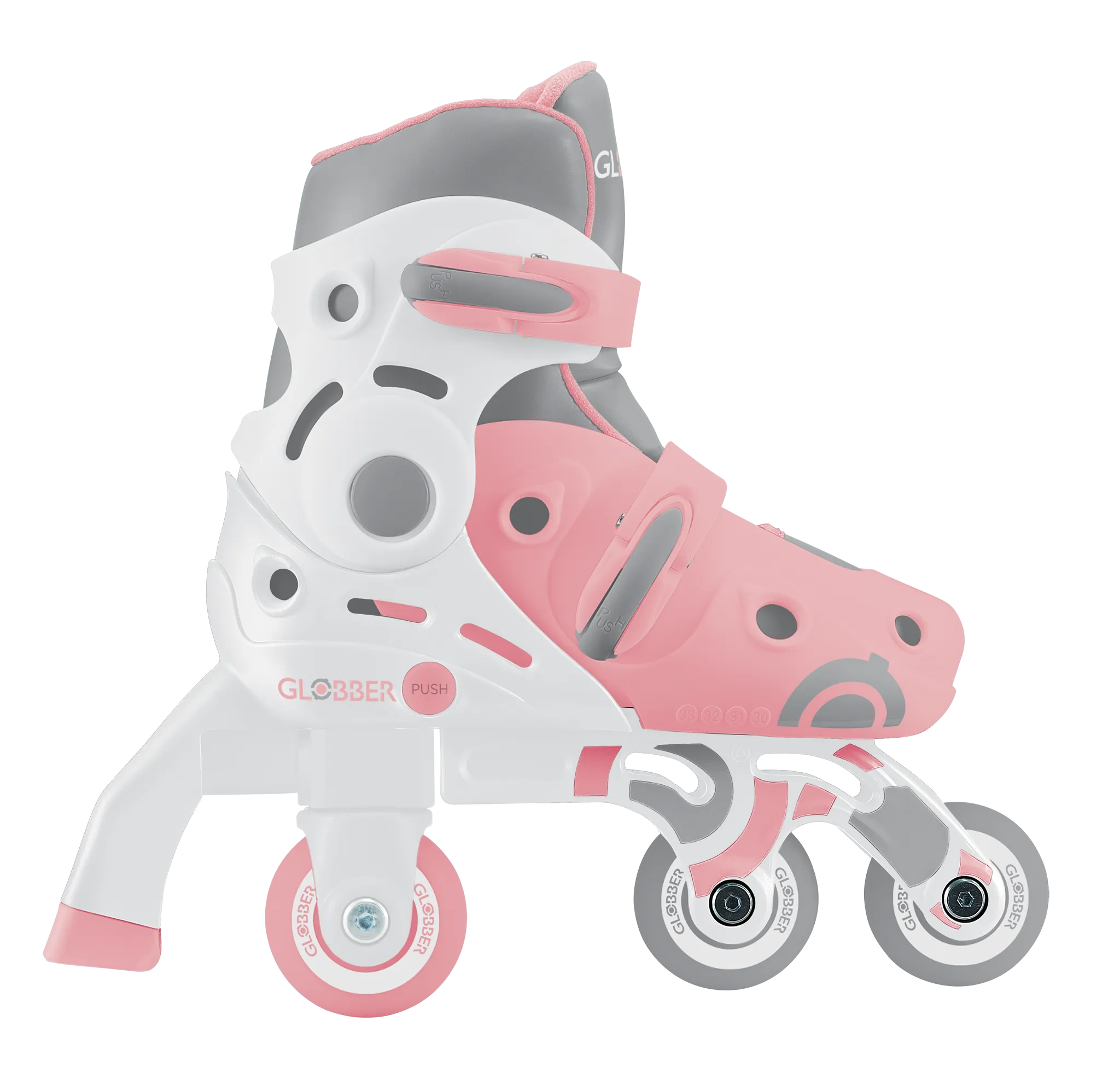 Globber Learning Roller Skates 2 in 1 (Size EU 30-33)