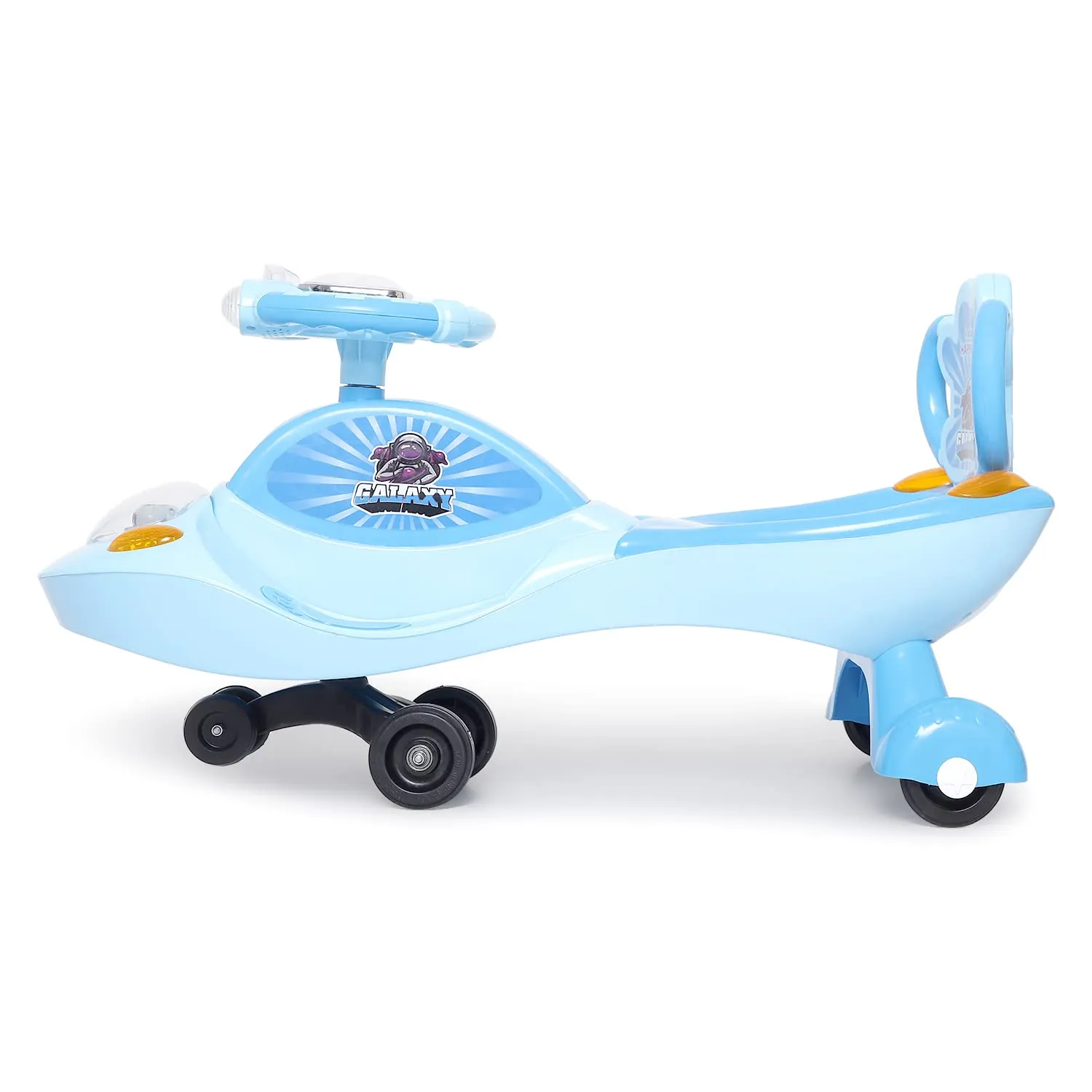 Her Home Galaxy - DX Twist and Swing Magic Car Ride On for Kids with Double Music and Lights for Boys and Girls ( 1 Year to 4 Years)