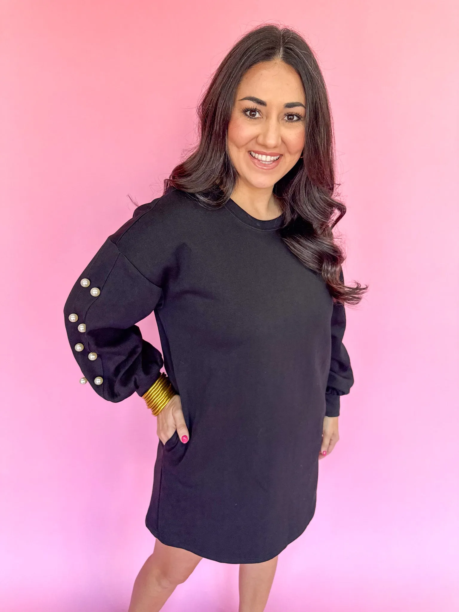 Hidden Gem Dress - Black
