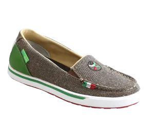 Hooey Ladies Loper Mexican Heritage Slip On Shoe WHYC028