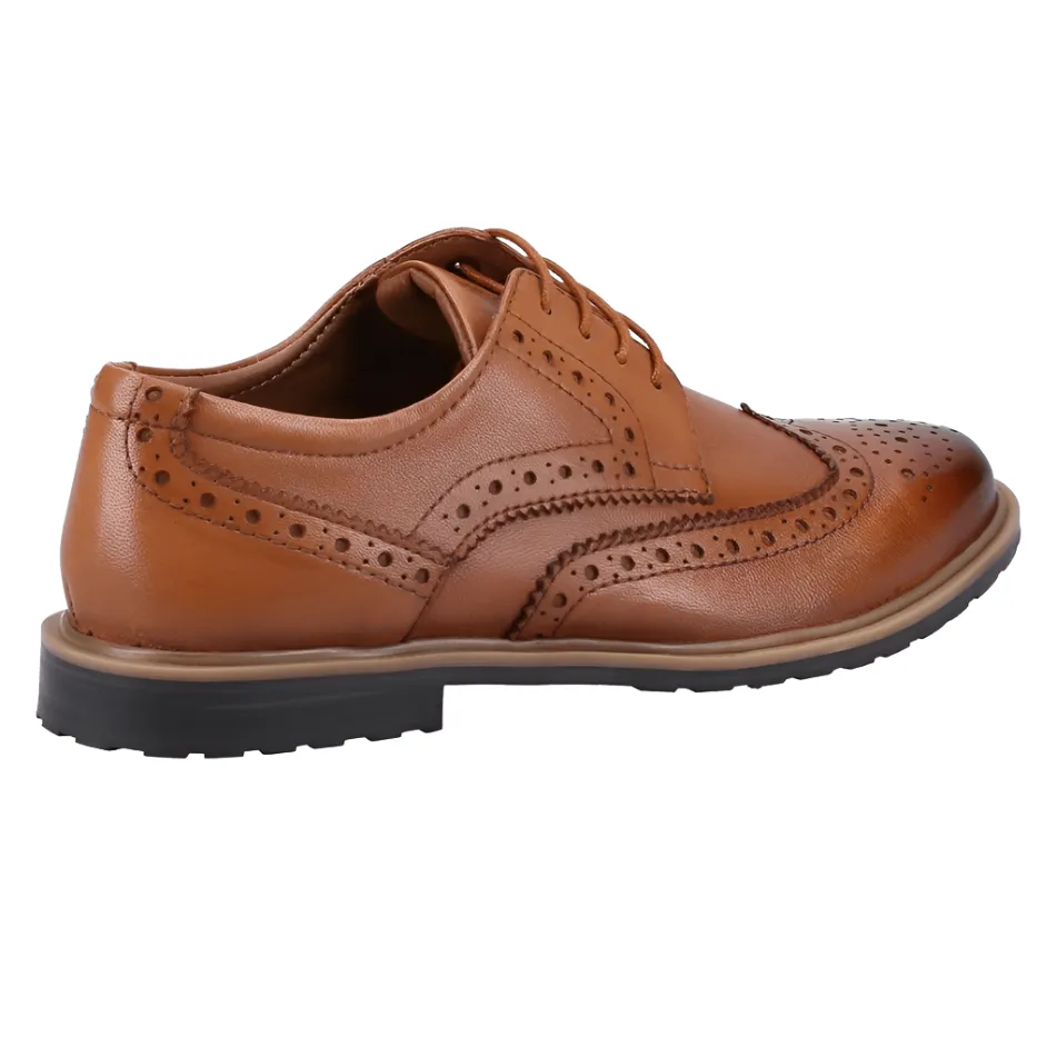 Hush Puppies Womens Verity Brogue Tan