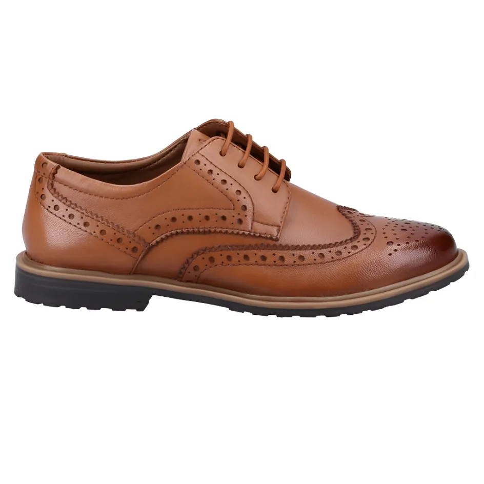 Hush Puppies Womens Verity Brogue Tan