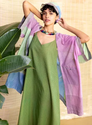 Kelp Slip Dress Set