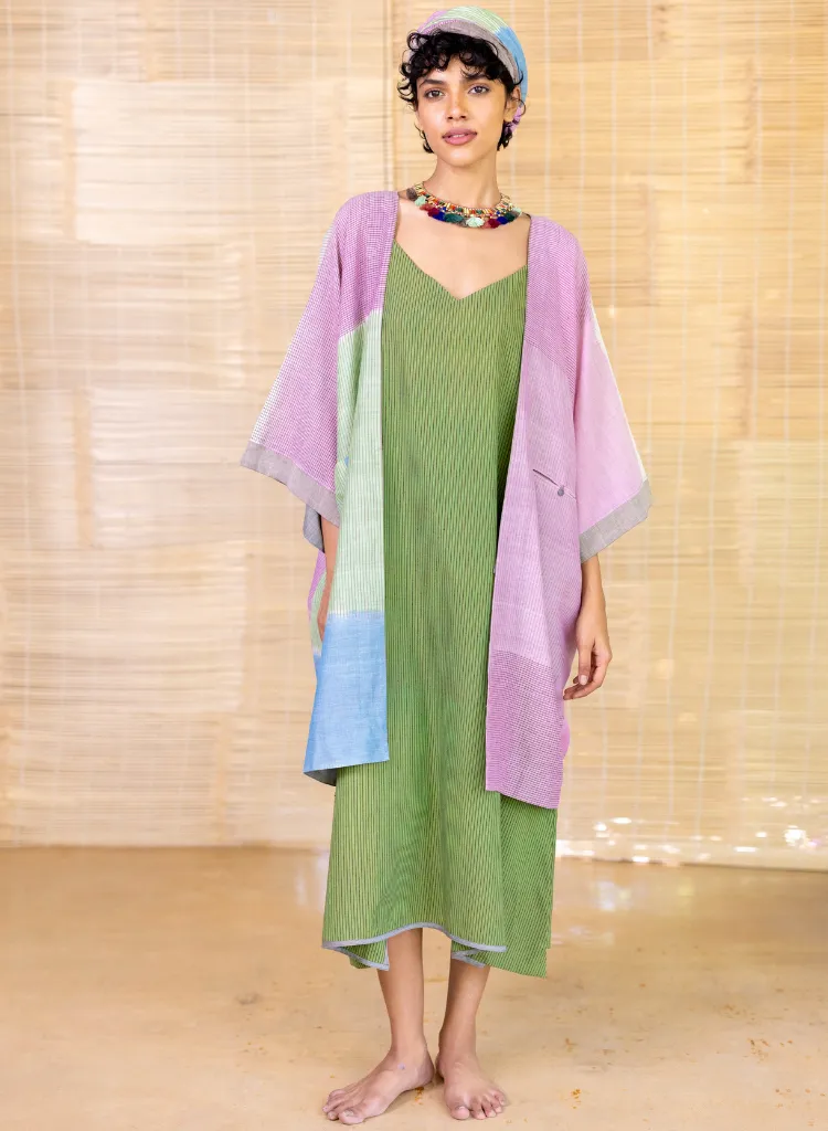 Kelp Slip Dress Set