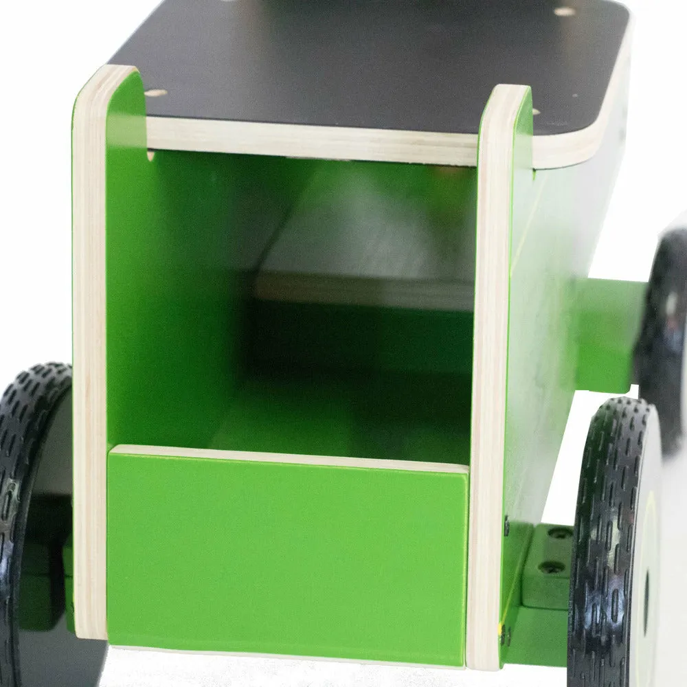 Kiddimoto Wooden Ride on Tractor