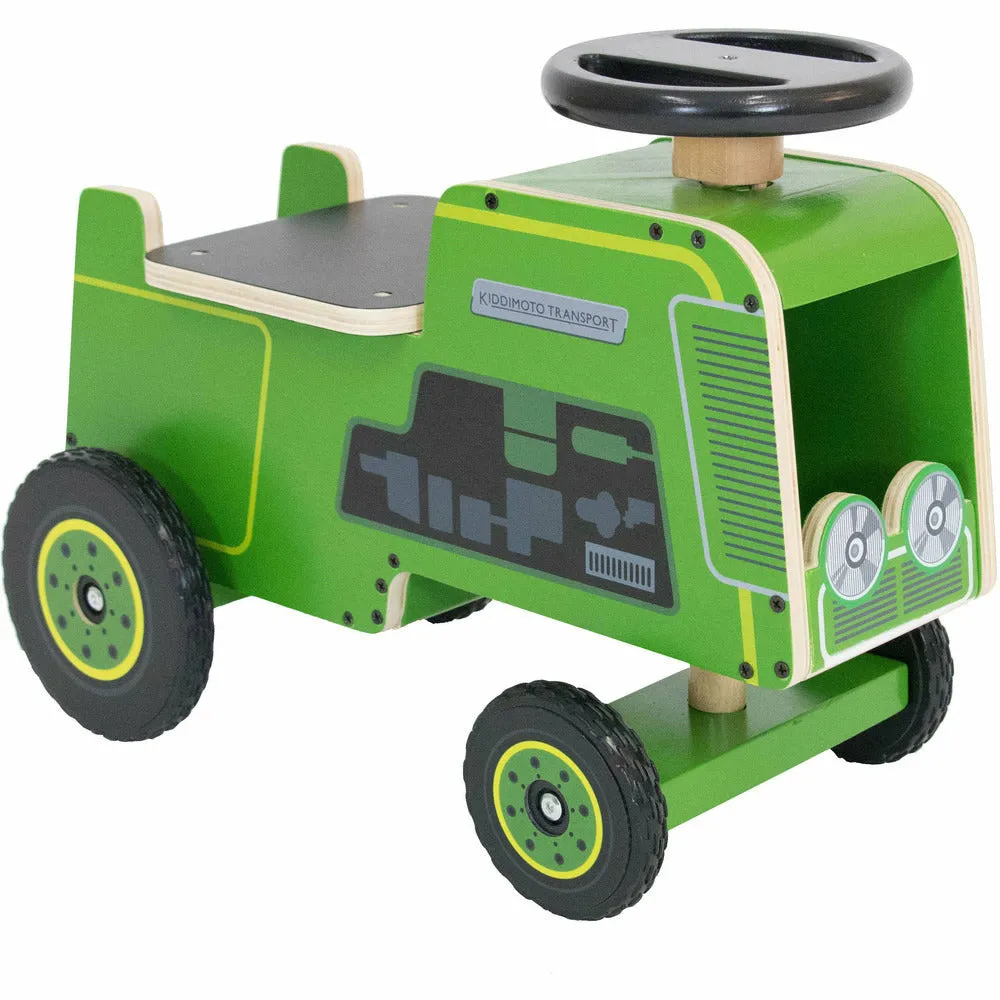Kiddimoto Wooden Ride on Tractor