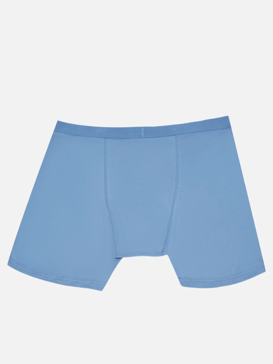 King Size - Plus Size Men's Pure Cotton Light Blue Solid Trunk Innerwear