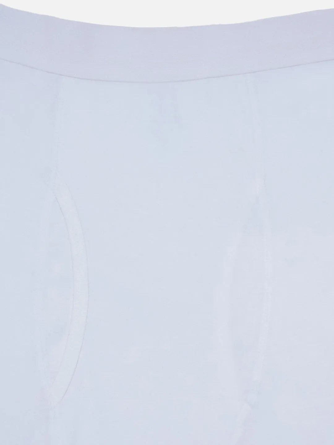 King Size - The Big & Tall Men's Pure Cotton White Solid Trunk Innerwear