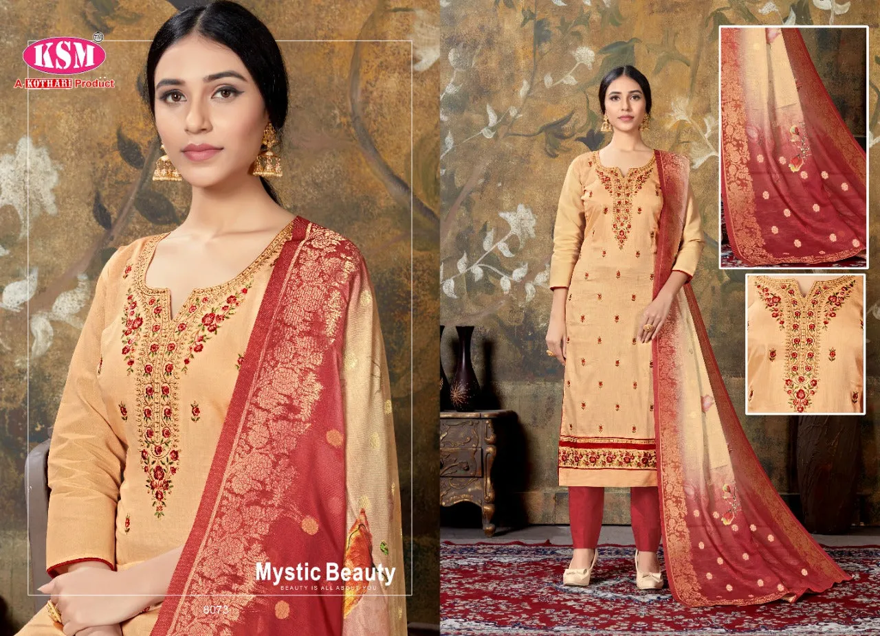 Kothari Presents Navya Pure Jam Silk Heavy Embroidery Work Fancy Designer Salwar Suits