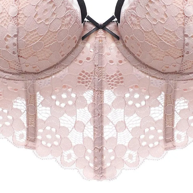 Lace Embroidery Bra Set  Sexy, Elegant & Comfortable Lingerie Set