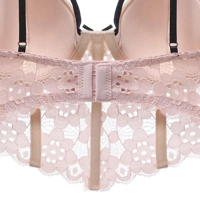 Lace Embroidery Bra Set  Sexy, Elegant & Comfortable Lingerie Set