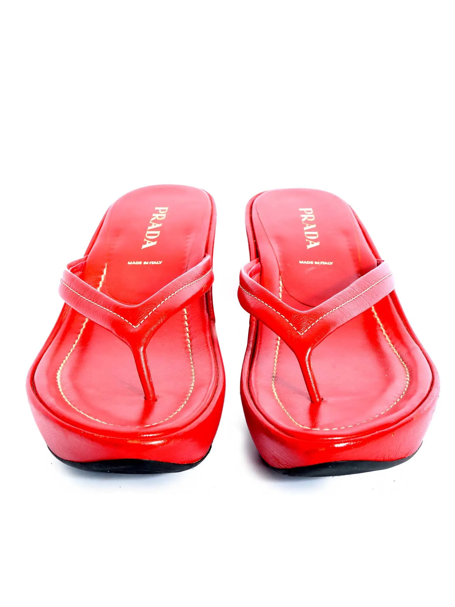 Leather Platform Sandals