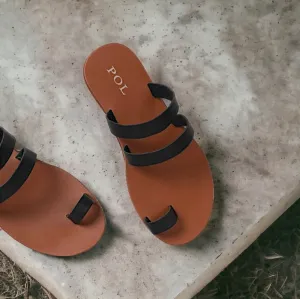 Leather Toe Ring Sandals