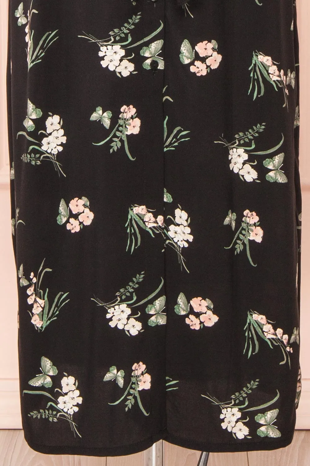 Loona | Floral Midi Shirt Dress