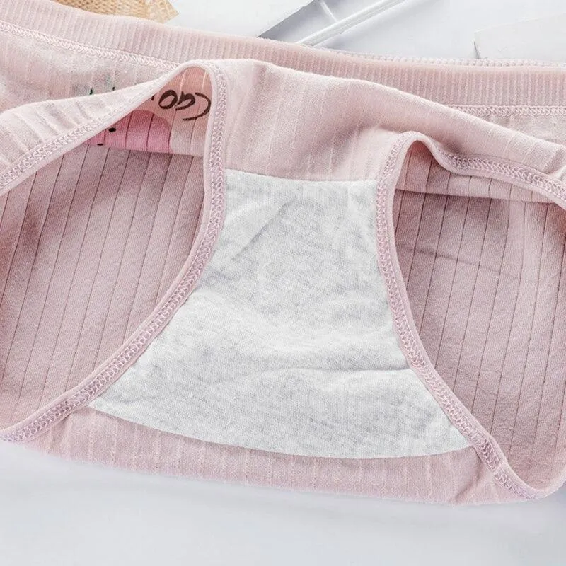 Low Rise Cotton Underpants  Soft and Breathable Striped Briefs