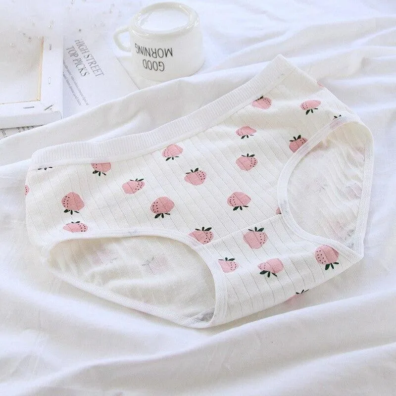 Low Rise Cotton Underpants  Soft and Breathable Striped Briefs