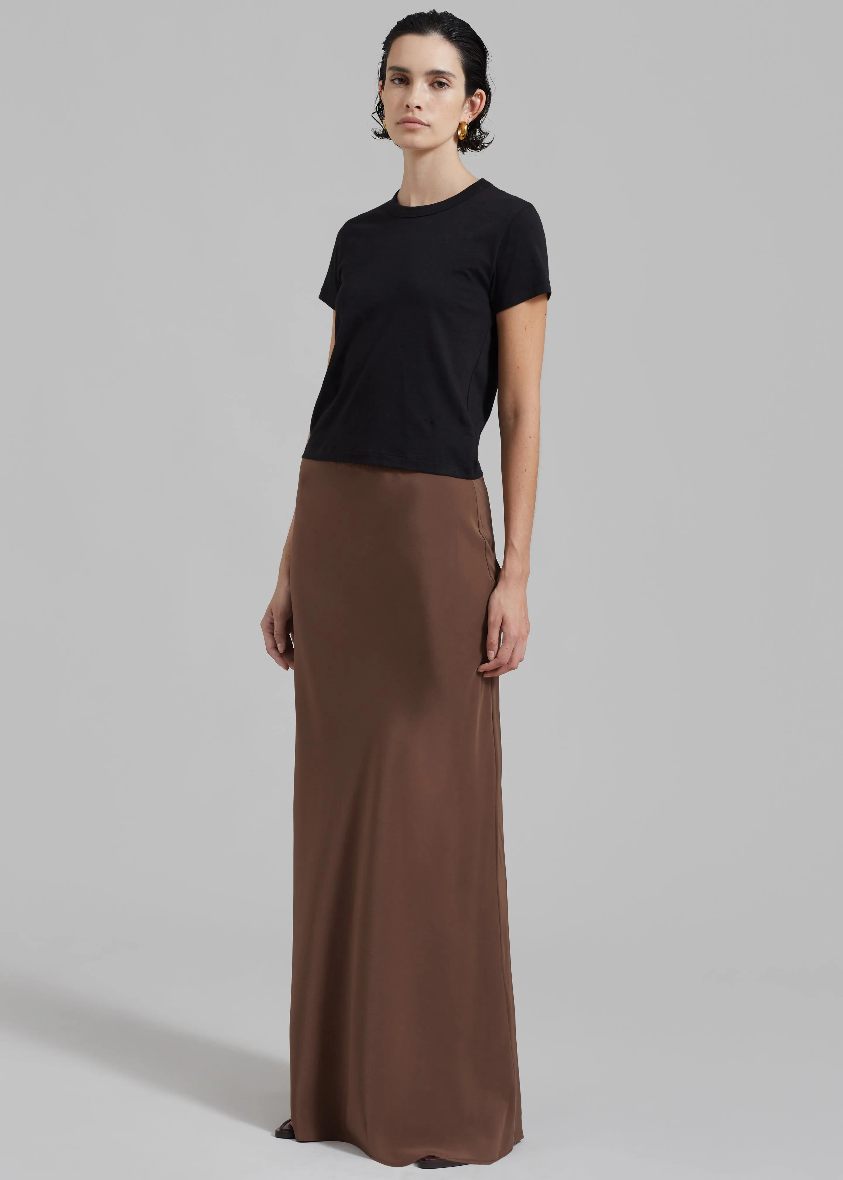 Matteau Bias Elastic Skirt - Sable