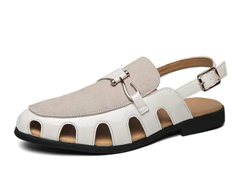 Men's Casual Sand PU Breathable Comfortable Sandals