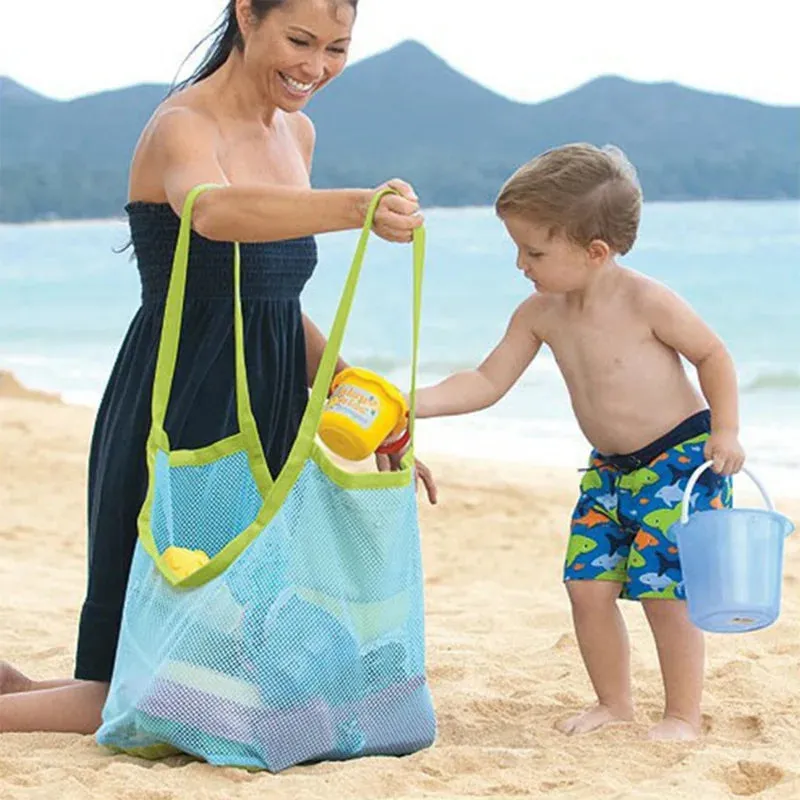 Mesh Hollowed Large Beach Tote